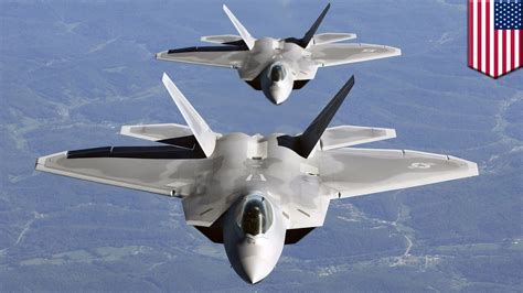 F 22 Raptor Stealth Fighter On Its First Combat Mission Against Islamic