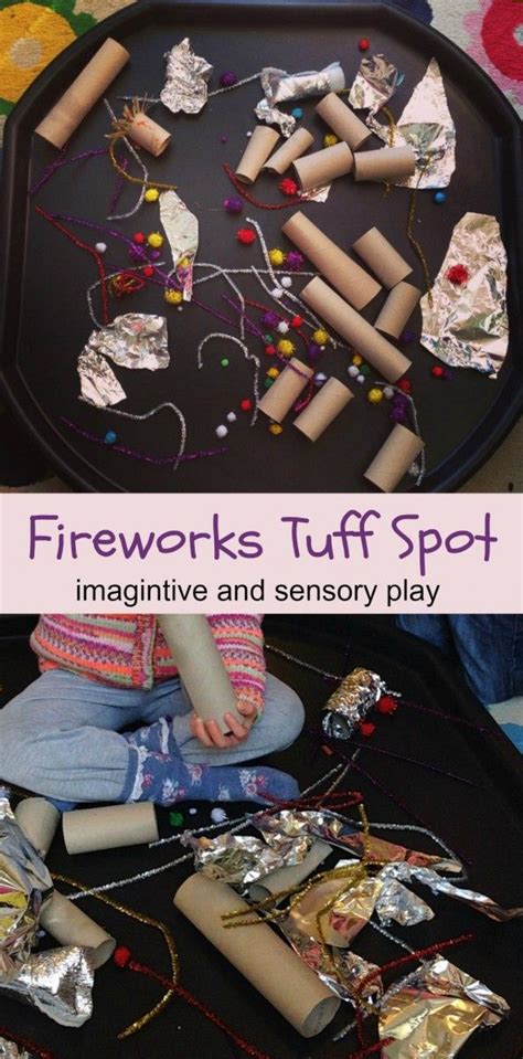 Fireworks Tuff Tray Clares Little Tots Bonfire Night Crafts