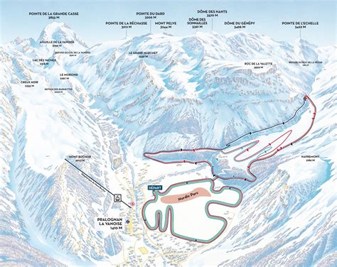 Bergfex Plan Des Pistes Pralognan La Vanoise Ski De Fond Pralognan La
