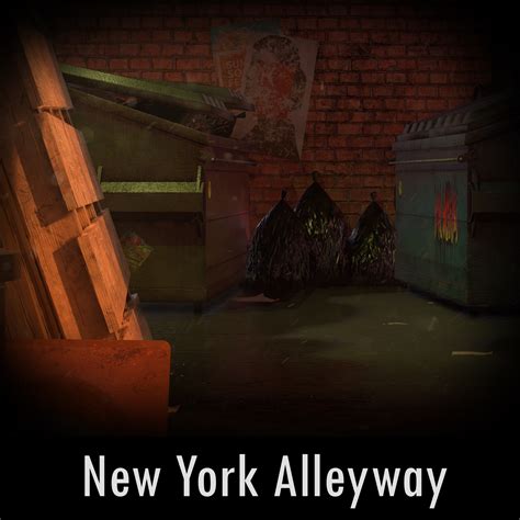 Artstation New York Alleyway