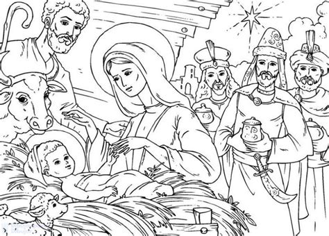 ᐈ Dibujos de Nacimiento de JesusTOP 30Y reyes magos