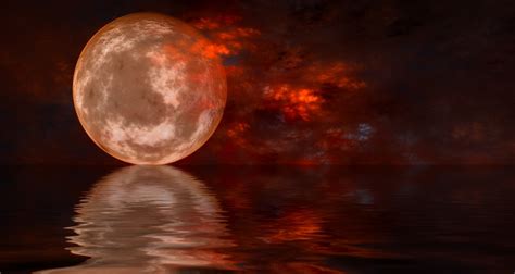 The moon attracts water, and 80% of our bodies are water, therefore we are unknowingly pulled to the moon, but only during full moons. Blood Moon In Libra - OMTimes Magazine