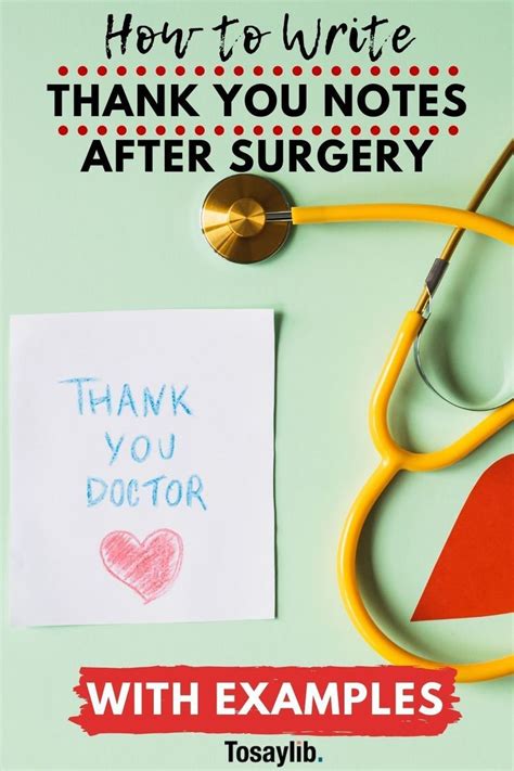 Check spelling or type a new query. How to Write Thank You Notes After Surgery with Examples ...