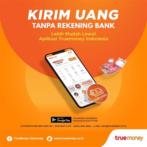 Kirim Uang Tanpa Rekening Bank Pakai Aplikasi Truemoney Aja Truemoney