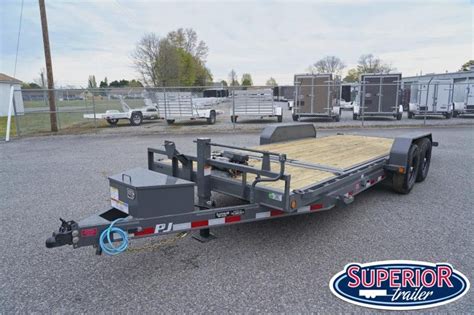 2022 Pj Trailers 20ft T6 14k Tilt W Winch Superior Trailers Nc And