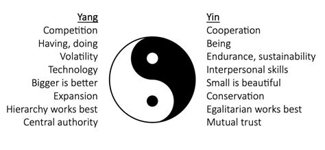 The Yin And Yang Of Organisations Roz Savage