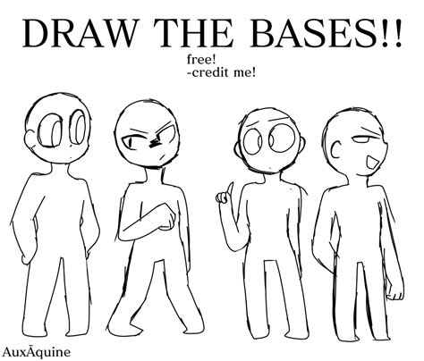 Draw The Bases 3 Free Jemonfucious08 Illustrations Art Street