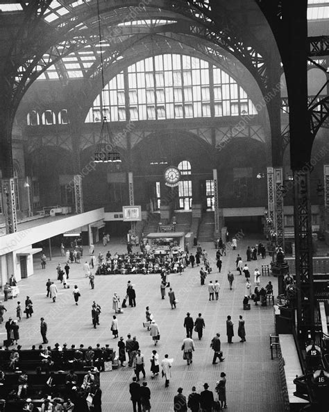 Penn Station Nyc 1957 Stock Image C0237670 Science Photo Library