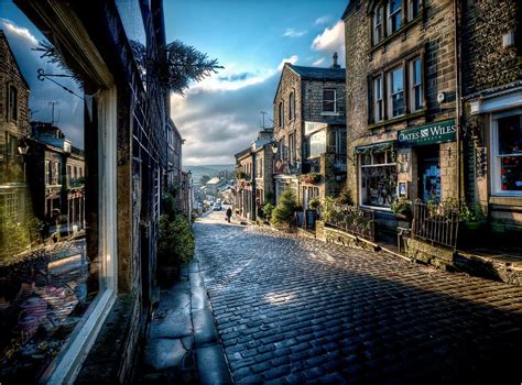 haworth main street, Yorkshire. | Here's a street that ...