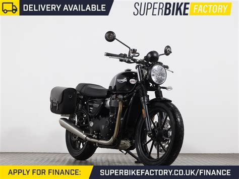 2021 Triumph Street Twin Black With 1037 Miles Used Motorbikes Dealer