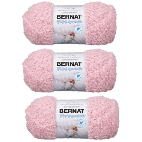 Bernat Pipsqueak Yarn 100g35 Oz Tickle Me Pink 3 Pack Walmart