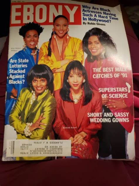 vintage ebony magazine june 1991 kimberly russel lynn whitfield sheryl lee ralph 5 00 picclick