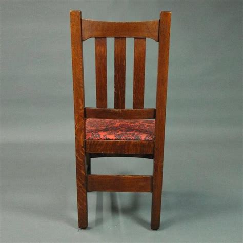 Not sure where to start when designing your living room? Antique Set of Six Stickley Brothers Arts and Crafts ...