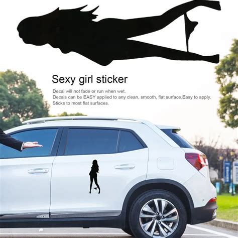 Sexy Girl Striptease Car Motorcycle Stickers Covering The Body Of Fashion Vinyl Decals Car