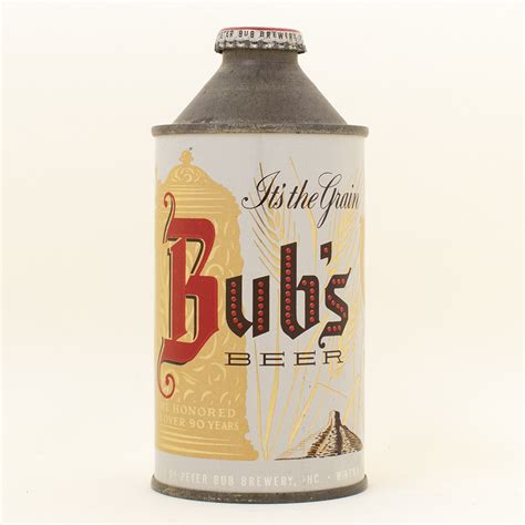 Lot Detail Bubs Beer Cone Top Can