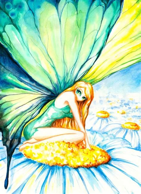 Watercolor Fairy Beautiful Body Art Pinterest Fairy Body Art And