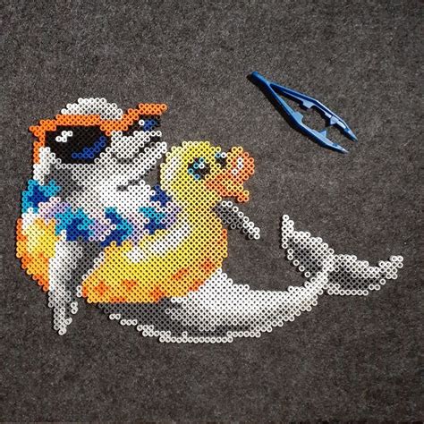 Get cheap price and good service! Perler bead summer dolphin in 2020 | Perler bead patterns ...