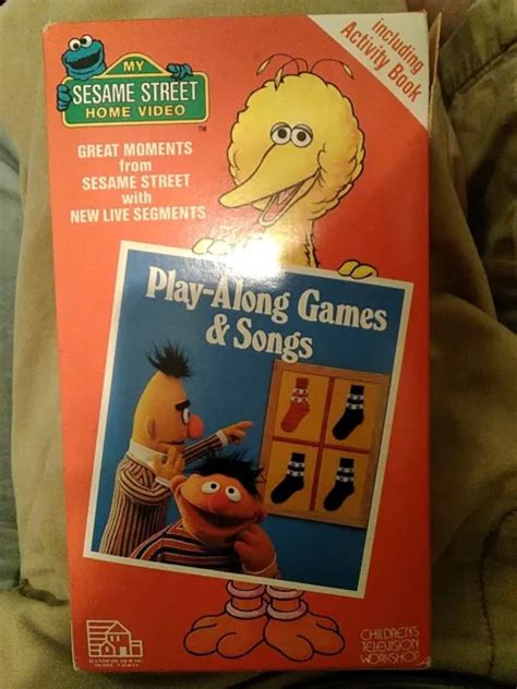 Sesame Street Play Along Games And Songs Vhs1986 Rare Vintage Jim