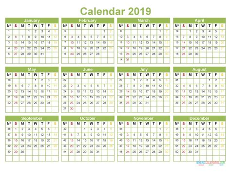 12 Months Printable Calendar Whole Calendar Inspiration Design