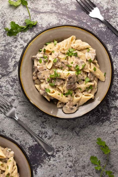 Vegan Mushroom Pasta - Loving It Vegan