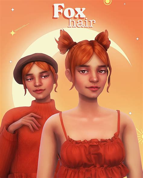 Chibiusa Hair🎀 And Fox Hair🦊 Miiko On Patreon Sims Sims 4 Sims Hair