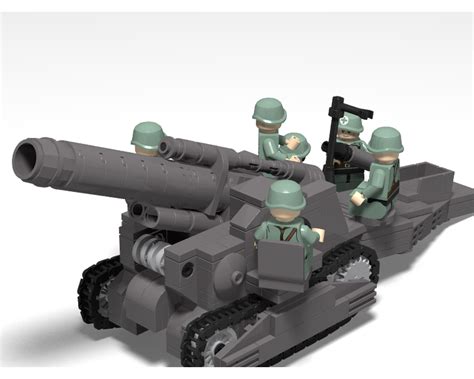 Lego Moc 280 Mm Mortar M1939 By Gunsofbrickston Rebrickable Build