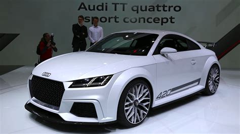 Audi Tt Quattro Sport Concept Makes Surprise Showing In Geneva Video