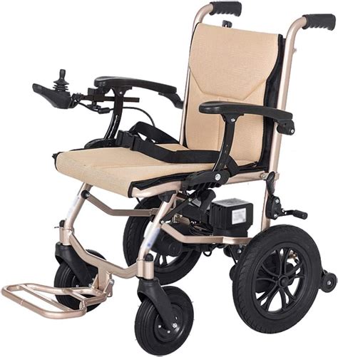 fauteuil roulant électrique pliable léger 14 kg largeur du siège 45 cm