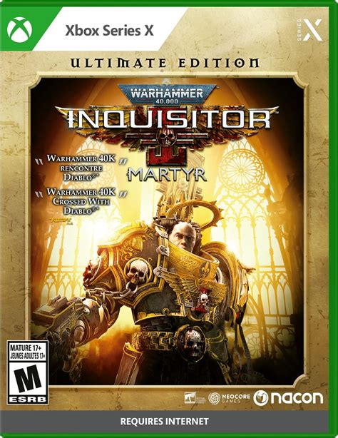 Warhammer 40000 Inquisitor Martyr Ultimate Edition Release Date Xbox
