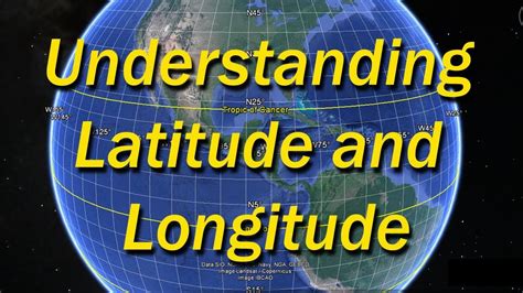 Introduction To Latitude And Longitude Youtube