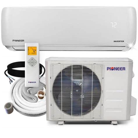 Pioneer 12000 Btu 1 Ton 19 Seer Ductless Mini Split Air Conditioner