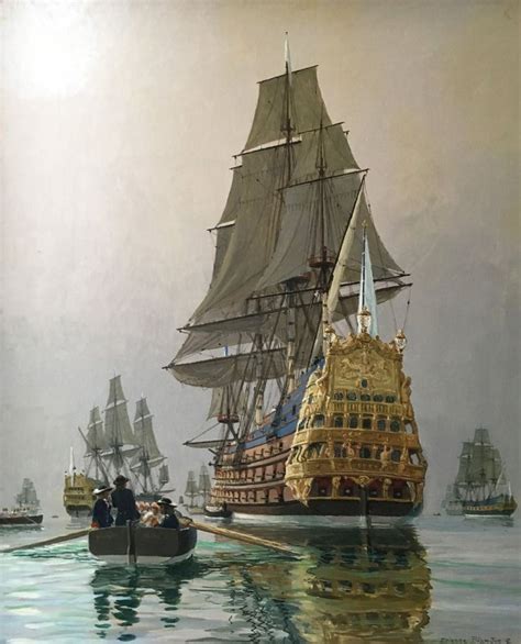 Oil On Masonite By Étienne Blandin Картины кораблей Мореплавание