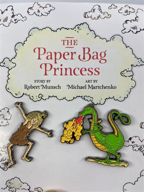 the paper bag princess pin 2 pack annick press