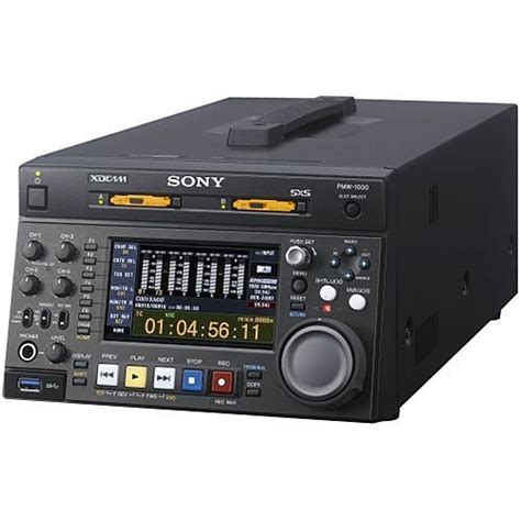 Sony Pro Pmw 1000 Compact Hdsd Sxs Memory Recording Deck With 2