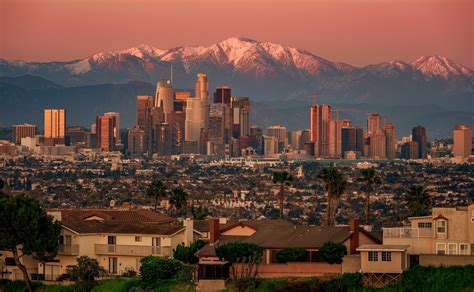 Los Angeles Panorama Wallpaper Hd City 4k Wallpapers Images Photos
