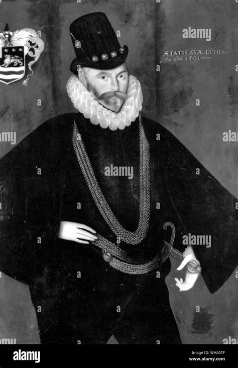 Sir John Hawkins In 1591 Printed In Colour In The Book Stock Photo Alamy
