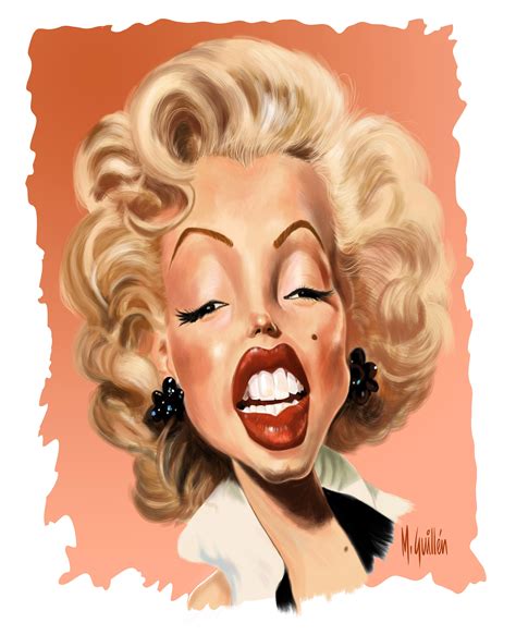 Marilyn Monroe Caricature Caricature Caricature Drawing Drawings