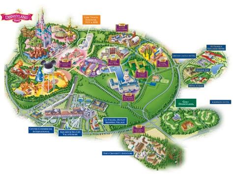 Todo Sobre Disney Mapas De Disneyland Paris