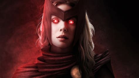 scarlet witch hd wallpaper