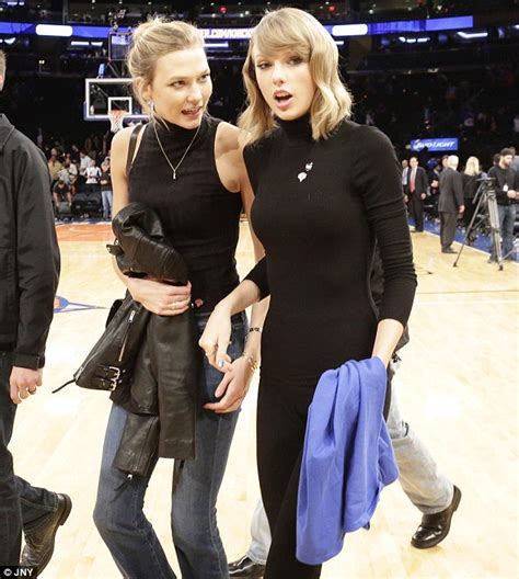 Taylor Swift And Karlie Kloss At The New York Knicks Game 03 Gotceleb
