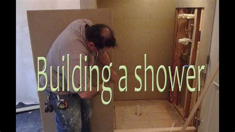 How To Build A Waterproof Shower Stall Youtube