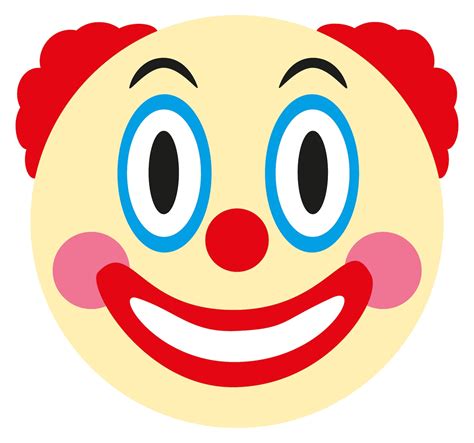 Clown Emoji Svg File Cricut Silhouette Cutting Files Etsy