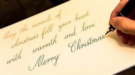 Check spelling or type a new query. Fountain pen writing "Christmas Card" - YouTube