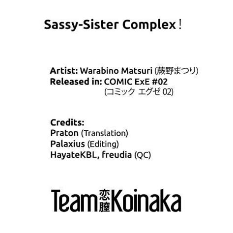 sassy sister complex 1 read manga sassy sister complex 1 online for free