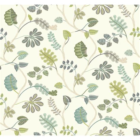 York Wallcoverings Waverly Small Prints A New Leaf Wallpaper Wp2401