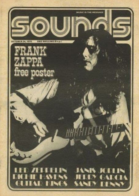 Frank Zappa Jimmy Page Led Zeppelin Sounds Magazine October 1970
