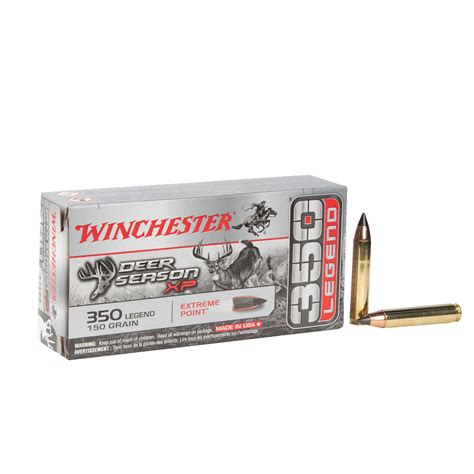 Winchester Deer Season Xp 350 Legend 150gr Extreme Point Rifle Ammo