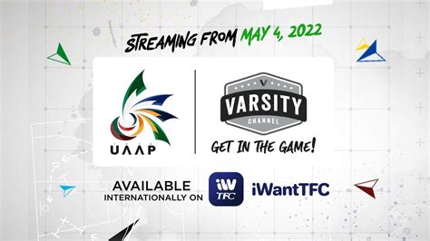 Uaap Varsity Channel Streaming May 4 On Iwanttfc For Users Outside Ph