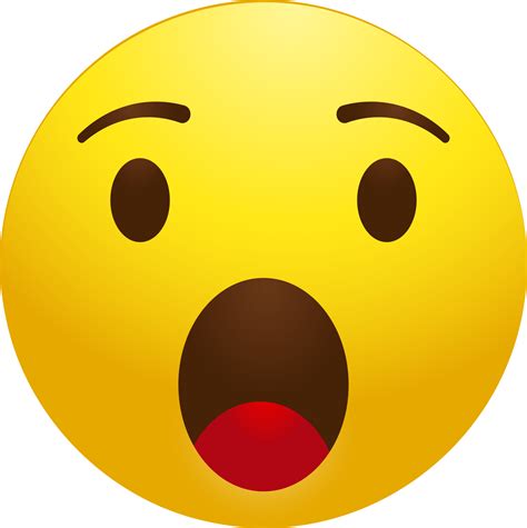 Wow And Shocked Emoji 11380317 Png