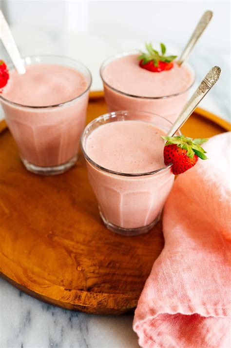 Simple Strawberry Smoothie Recipe Cookie And Kate